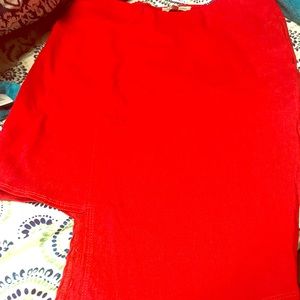 NWOT ❤️ Thigh Showing Red Skirt🍑